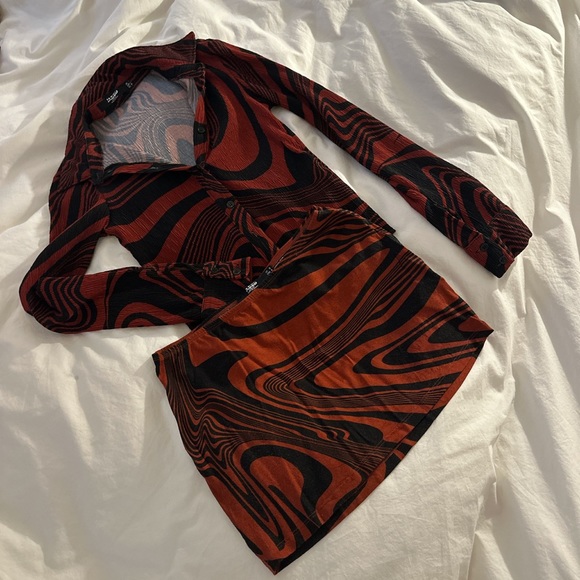 Jaded London button down with mini skirt set 

Size USA 4 - Picture 5 of 7